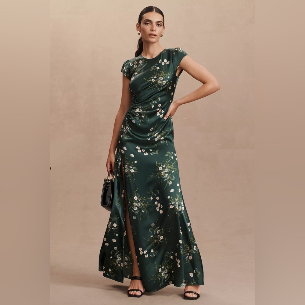 COPY - NWT - Reformation Birch Silk Dress - BUENA Size 8